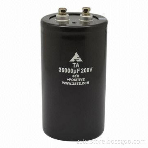 Aluminum Electrolytic Capacitor, TA Screw Type, High-rated Voltage, Capacitance and Ripple Current
